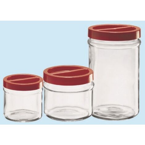 Vaso in vetro ortes con tappo da 250 ml set 6 pezzi - fraschetti