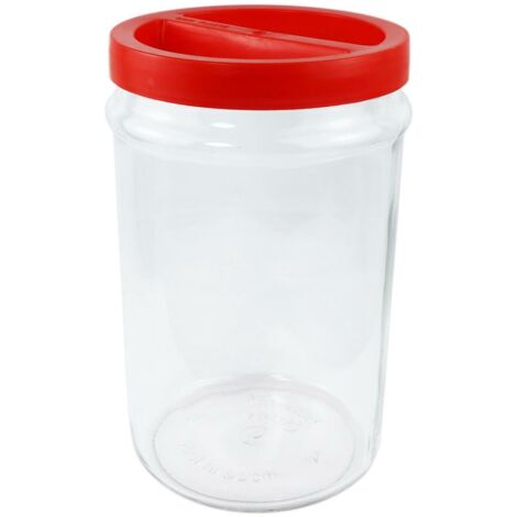Vaso in vetro ortes per alimenti 5000 con ml con tappo a vite - fraschetti