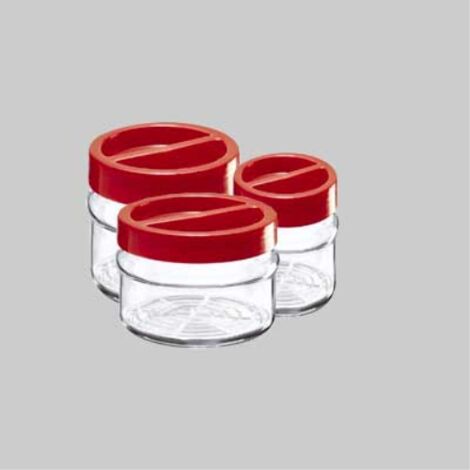 Vaso in vetro per conserve tipo 'ortes' 1 kg (12 pezzi)