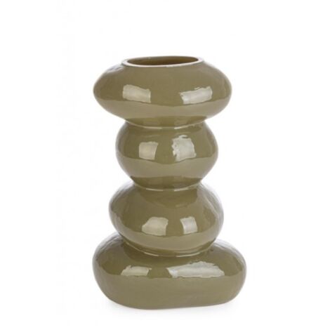 Vaso in vetro  "sven" per uso interno 15 x h 23 cm -verde