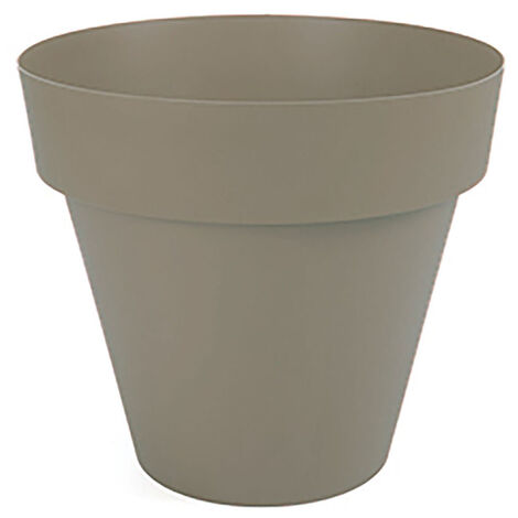 Vaso iniezione color tortora ø14cm