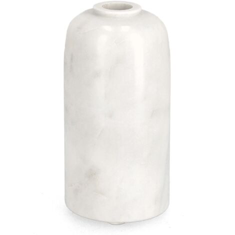 vaso kandy  in marmo per uso decorativo Ø 7,5 x h 15 cm -Grigio