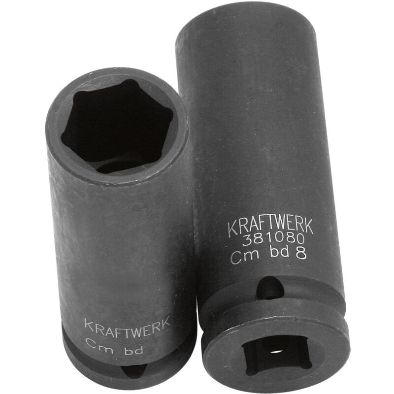 Vaso largo impacto 1/2' 8 mm