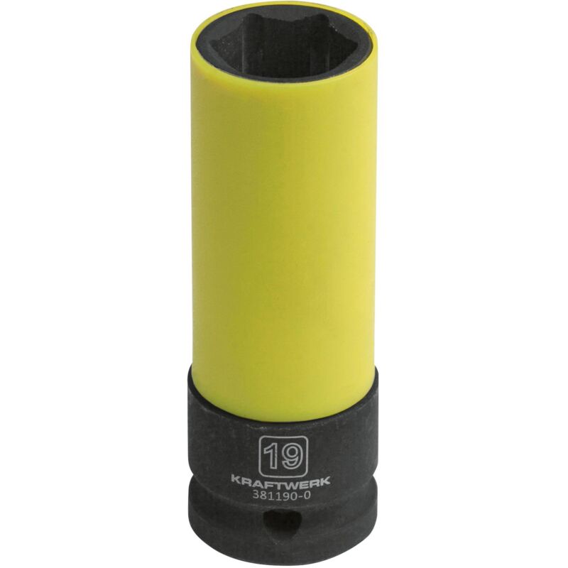 Vaso largo impacto 1/2' 19 mm plástico