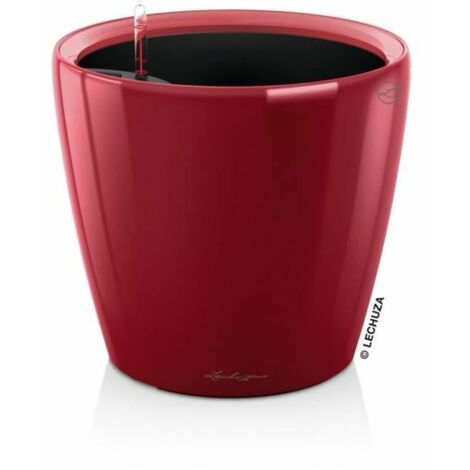 Vaso Lechuza Rosso polipropilene Rotondo