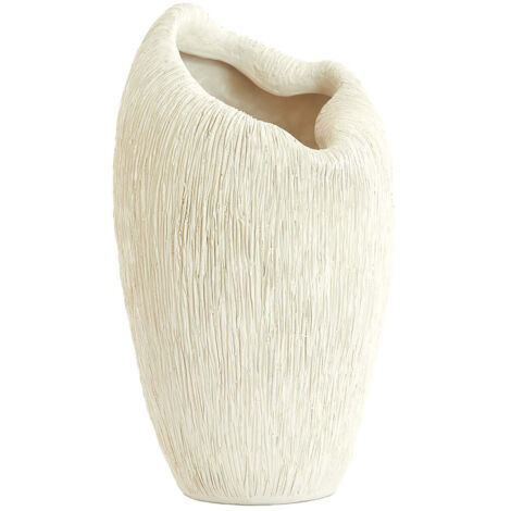 Vaso Light & Living DENISA de plástico crema – 21,5x20,5x36,5 cm