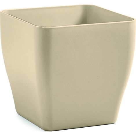 Vaso Living Matt Quadrato  35 cm - tierra etrusca