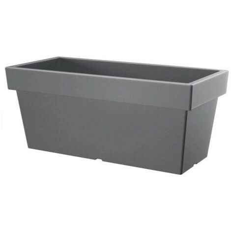 Vaso Lofly Case Rett.Grigio 79X35 H 33 Pplast