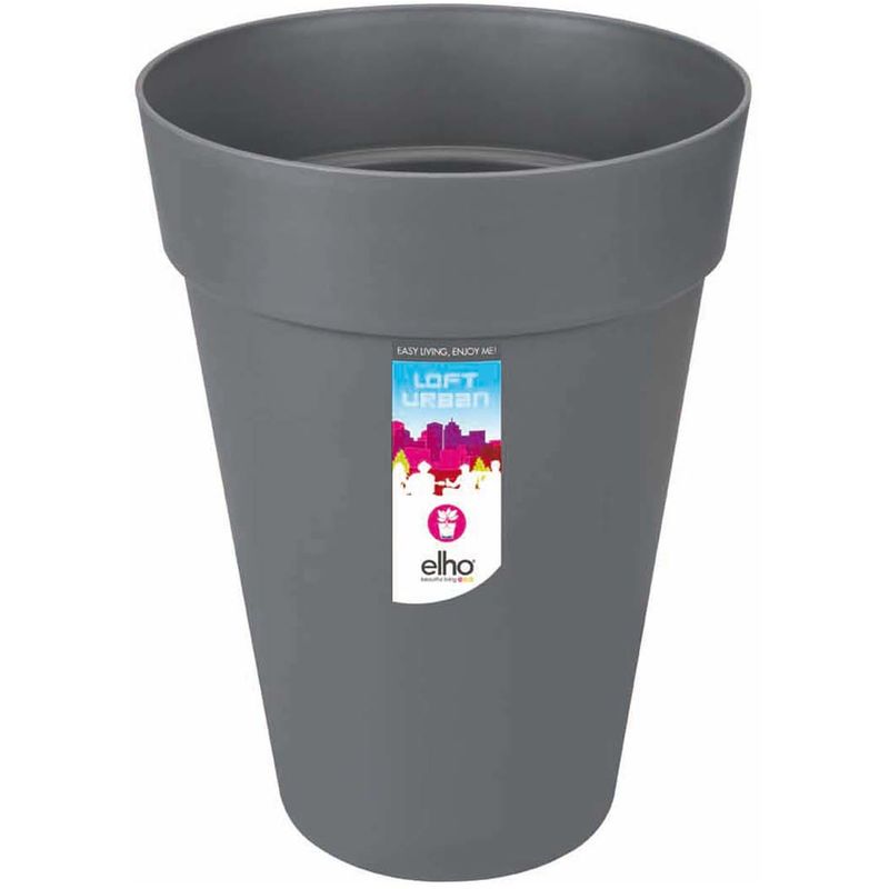 Vaso loft urban round high 28 anthracite Elho