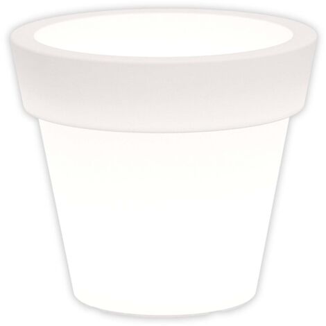 Vaso Luce in Polimero Monacis Gemma Bright Led Multicolor con Batteria - Ø 110 cm. - h 95 cm.