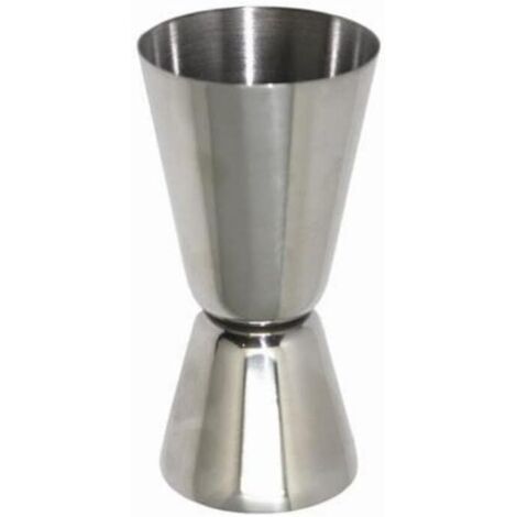 Vaso medidor de acero inoxidable de 50/25 ml, medidor de cócteles, vaso medidor
