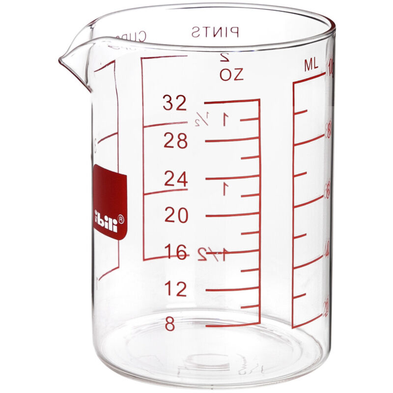 

Vaso medidor de vidrio borosilicato 1L (Ibili 481210)