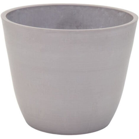 Vaso - MEGA COLLECTIONS - Ecostone Egg - Ø 41 cm - H 33 cm - Taupe