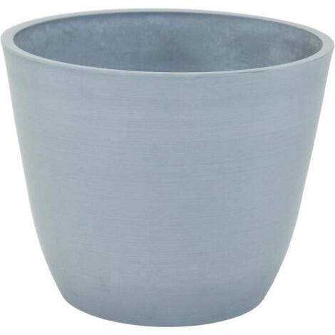Vaso Mega Collections Ecostone Egg Grigio Plastica Riciclato 41 x 33 cm 42 x 42 x 67 cm