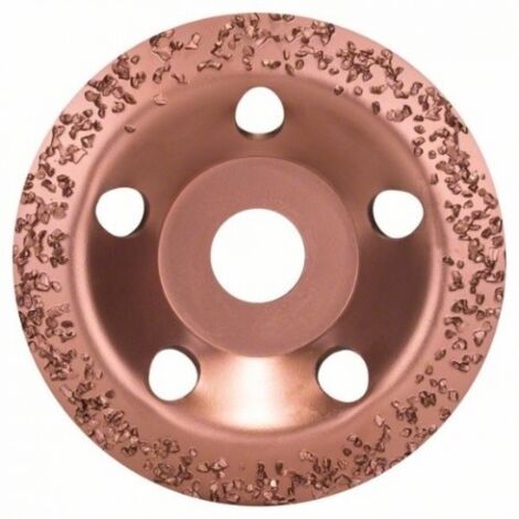 VASO METAL DURO CONCAVO:115MM -GRUESO - BOSCH ACCESORIOS