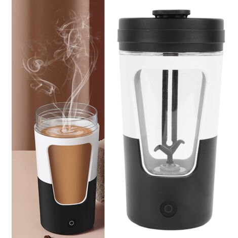 【Vaso/Mezclador】 Vaso mezclador eléctrico recargable por USB, 7000 rpm, IPX5, 430 ml, Tritan, PP, ABS, para mezclar café y bebidas proteicas.