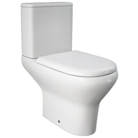 Vaso monoblocco compact/ninfea scarico a muro, venduto senza copriwater e cassetta