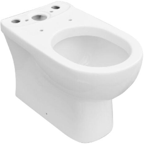 Vaso monoblocco filo muro tonique SENZA cassetta e copriwater