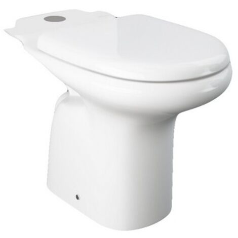 Vaso monoblocco orient/ninfea scarico a pavimento SENZA cassetta e copriwater