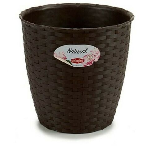 Vaso Natural Redondo Moka 19 H 18 Stefanpl