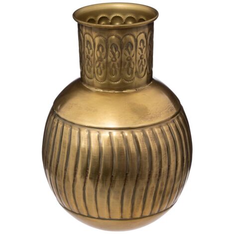 Vaso notte in metallo dorato h31,5 cm - Atmosphera créateur d'intérieur