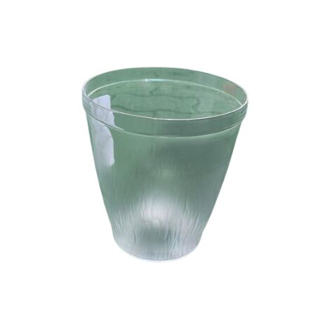 Vaso orchidea luminosa 16cm trasparente Nuova deroma