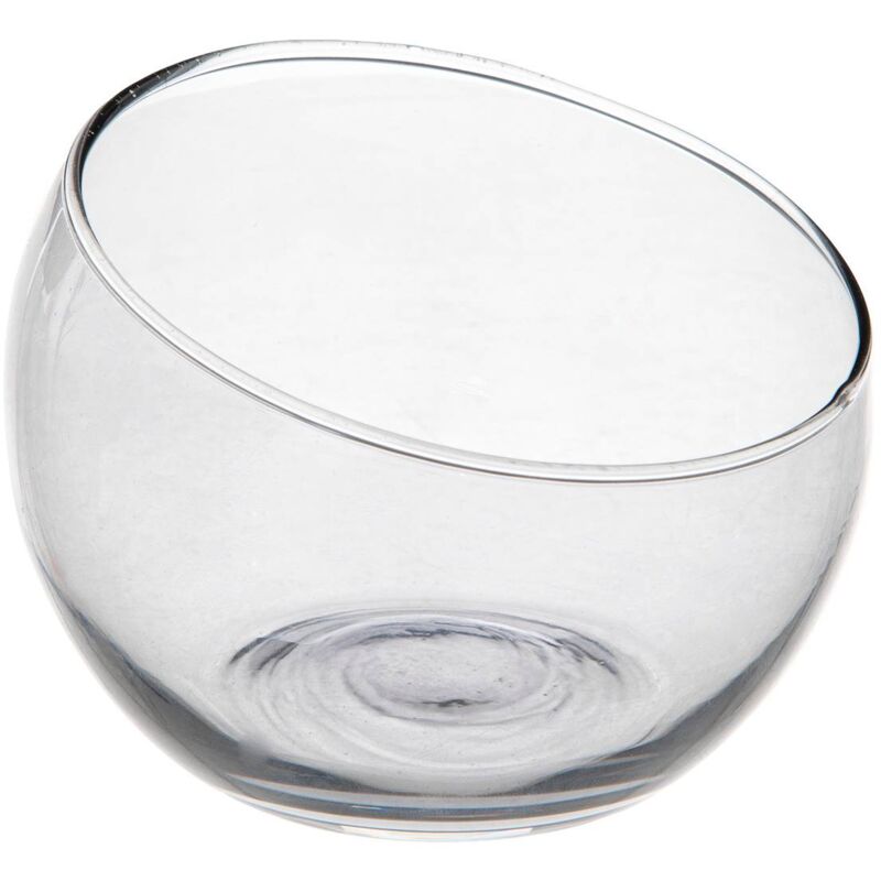 Image of Vaso palm in vetro grigio - Sg secret de gourmet - Bicchiere