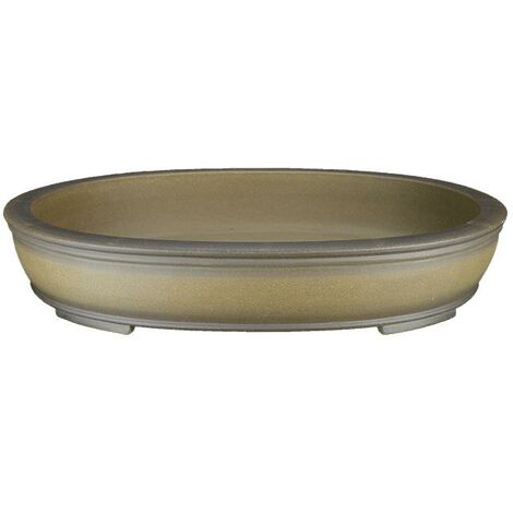 Vaso per bonsai ovale in gres 47,5x35,5x7 cm - SM014