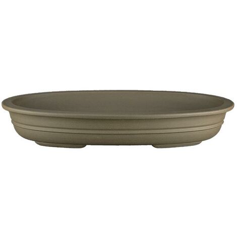 Vaso per bonsai ovale in gres 61x28,5x9 cm - B030