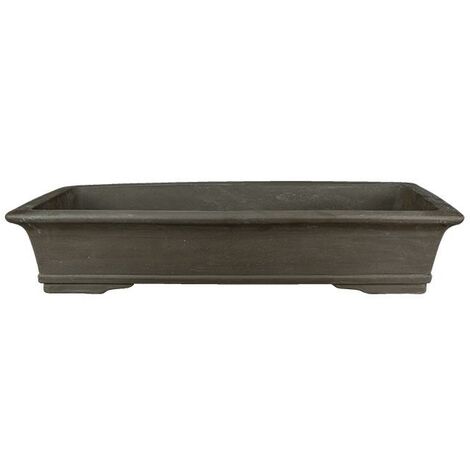 Vaso per bonsai rettangolare in gres 106x48x23 cm - L74a