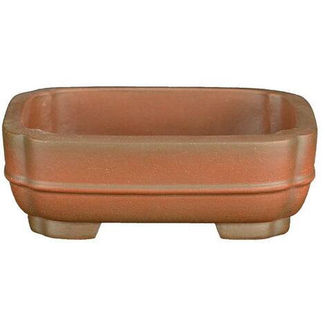 Vaso per bonsai rettangolare in gres 11,5x9x3 cm - SM161