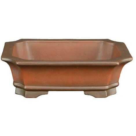 Vaso per bonsai rettangolare in gres 14,5x10,5x4,5 cm - SM145