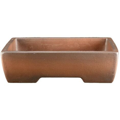 Vaso per bonsai rettangolare in gres 23x15,5x5 cm - ZM15C