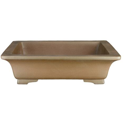 Vaso per bonsai rettangolare in gres 37,5x28,5x9 cm - SM053a