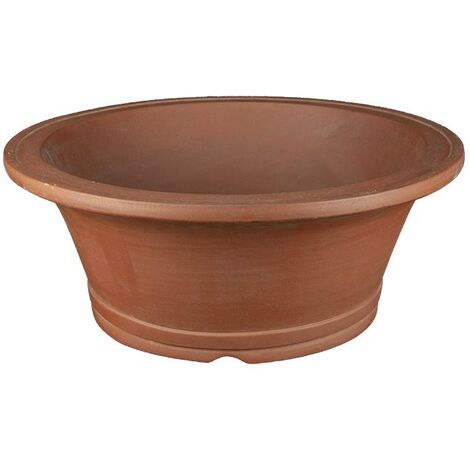 Vaso per bonsai rotondo in gres 51,5x51,5x21 cm - L76b