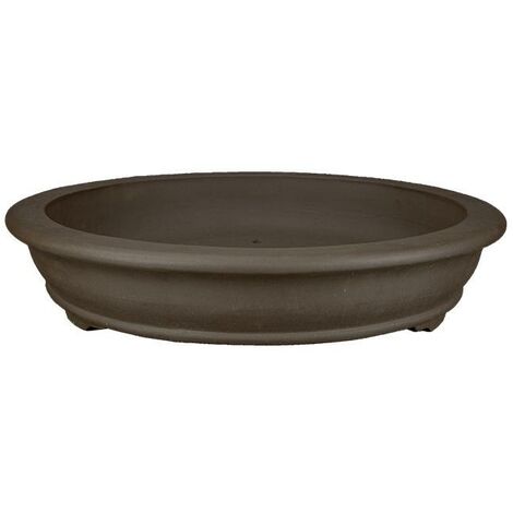 Vaso per bonsai rotondo in gres 72x72x16 cm - L35a