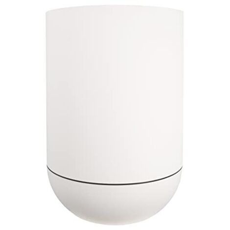 Vaso per fiori rotondo RIVIERA GRANIT TULIPE - Plastica - Diametro 40 cm - Bianco