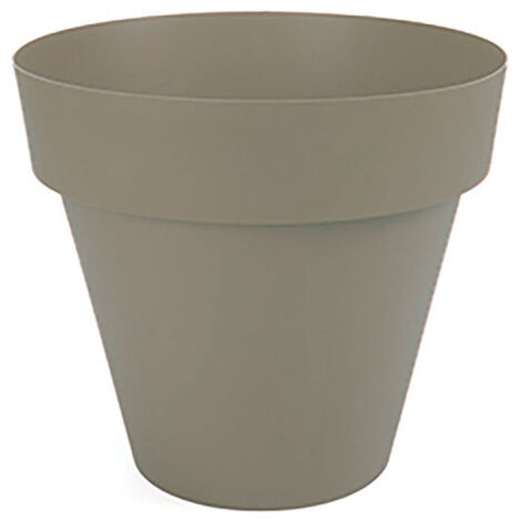 Vaso per iniezione color tortora 14 cm