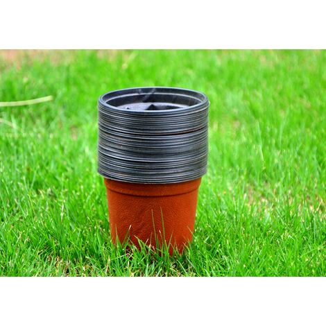 Vaso per piante LITZEE 30 vasi da fiori in plastica da 10 cm per piantine, piantine, talee, trapianti