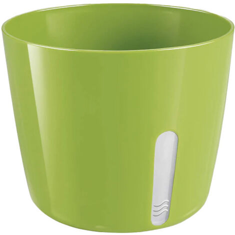 Vaso Per Piante Tondo Metallo Verde 13,5x11cm