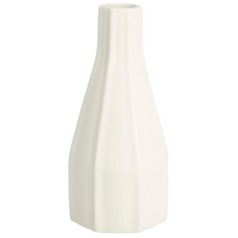 Vaso per uso interno Atena svasato porcellana Ø10x20h -Bianco