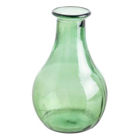 Vaso per uso interno ed esterno jayla in vetro tondo riciclato Ø20x31h -Foresta