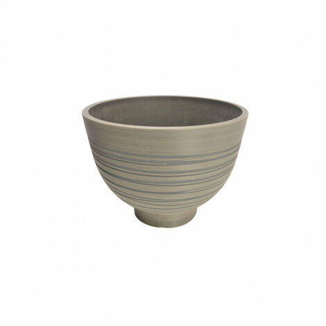 Vaso Piccolo Narciso Ø25x18,5 cm in Fibra sintetica Antracite