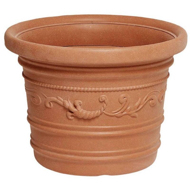 Vase en plastique festonné d. cm.70x55h prestige