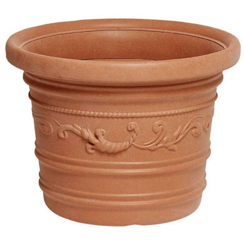 Vase en plastique festonné d. cm.80x60h prestige