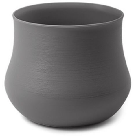 VASO POMO 15CM TERRA ETNEA ANTRACITE