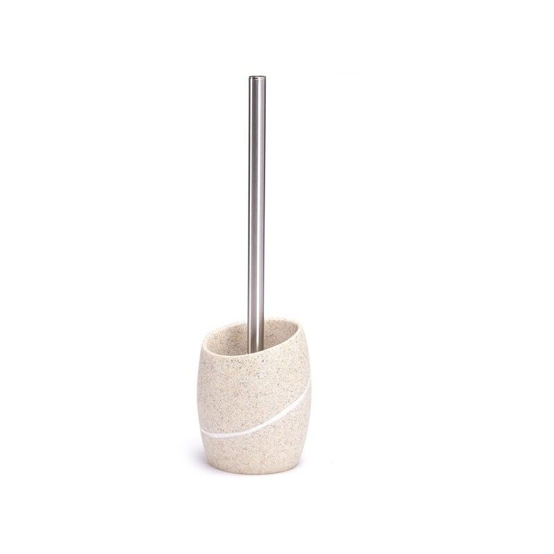 

MSV Escobilla de baño con soporte Poliresina MALUA Beige - Beige