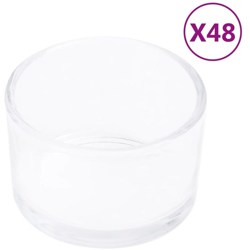 

Vaso portavelas de cristal 48 uds