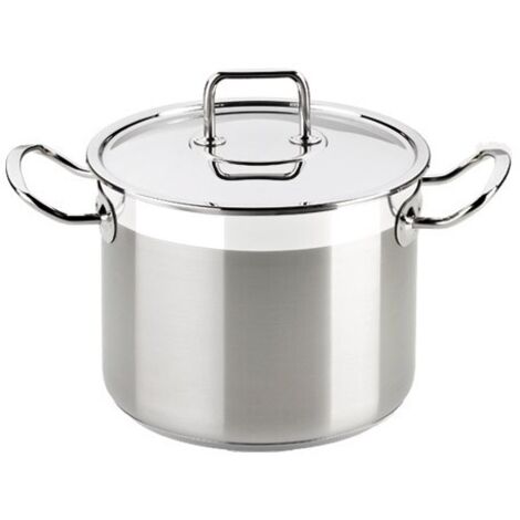 VASO PROFESSIONALE CON COPERCHIO 18CM