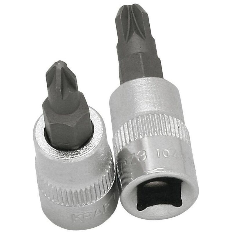 1/4' vaso punta Pozidriv No. 0